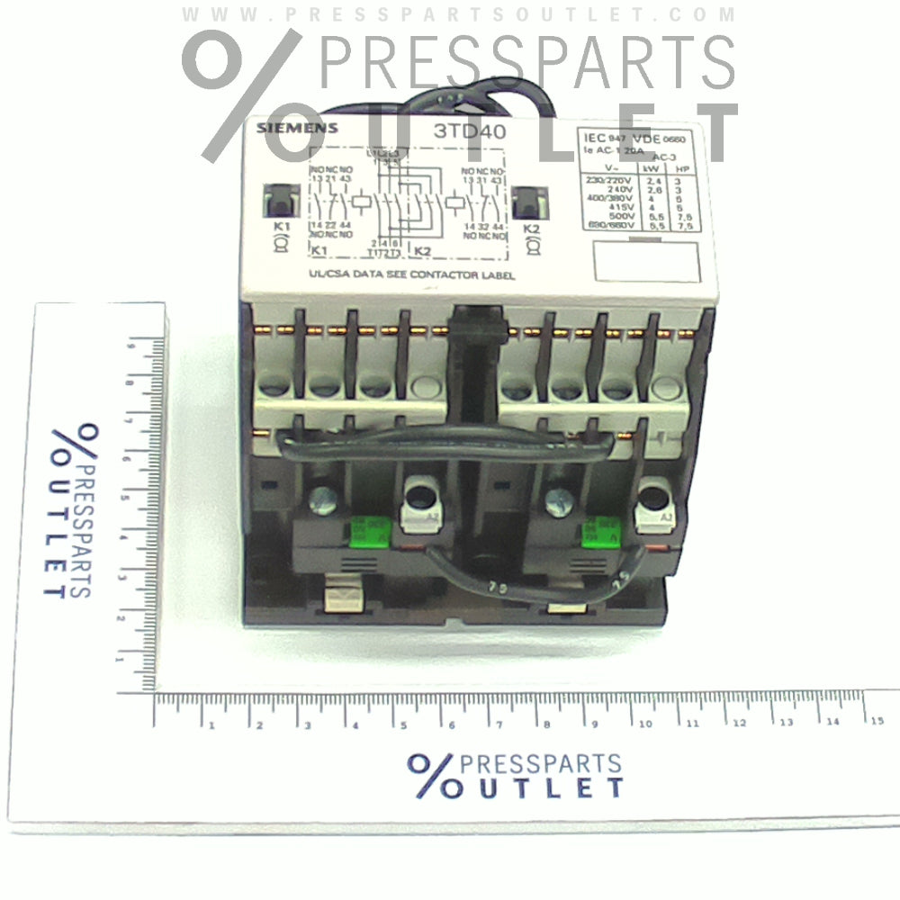 Three-phase contactor 3TD 4002-2AL2 230V - 00.780.3984/01 - Drehstromschuetz 3TD 4002-2AL2 230V