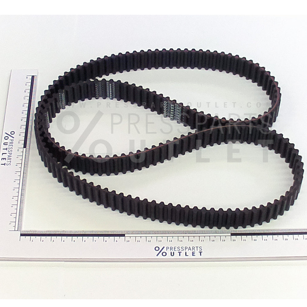 Toothed belt 250DS8M 1304 - 00.580.6010/ - Zahnriemen 250DS8M 1304
