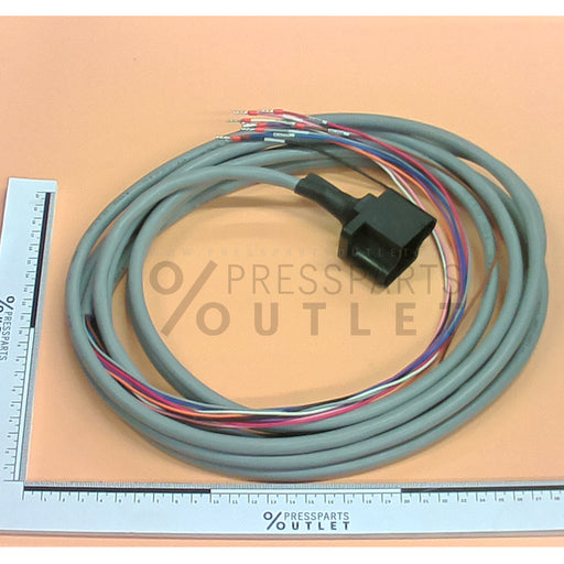 Connecting line Luefter Bogenfue. - F2.147.1171/08 - Anschlussleitung Luefter Bogenfue.