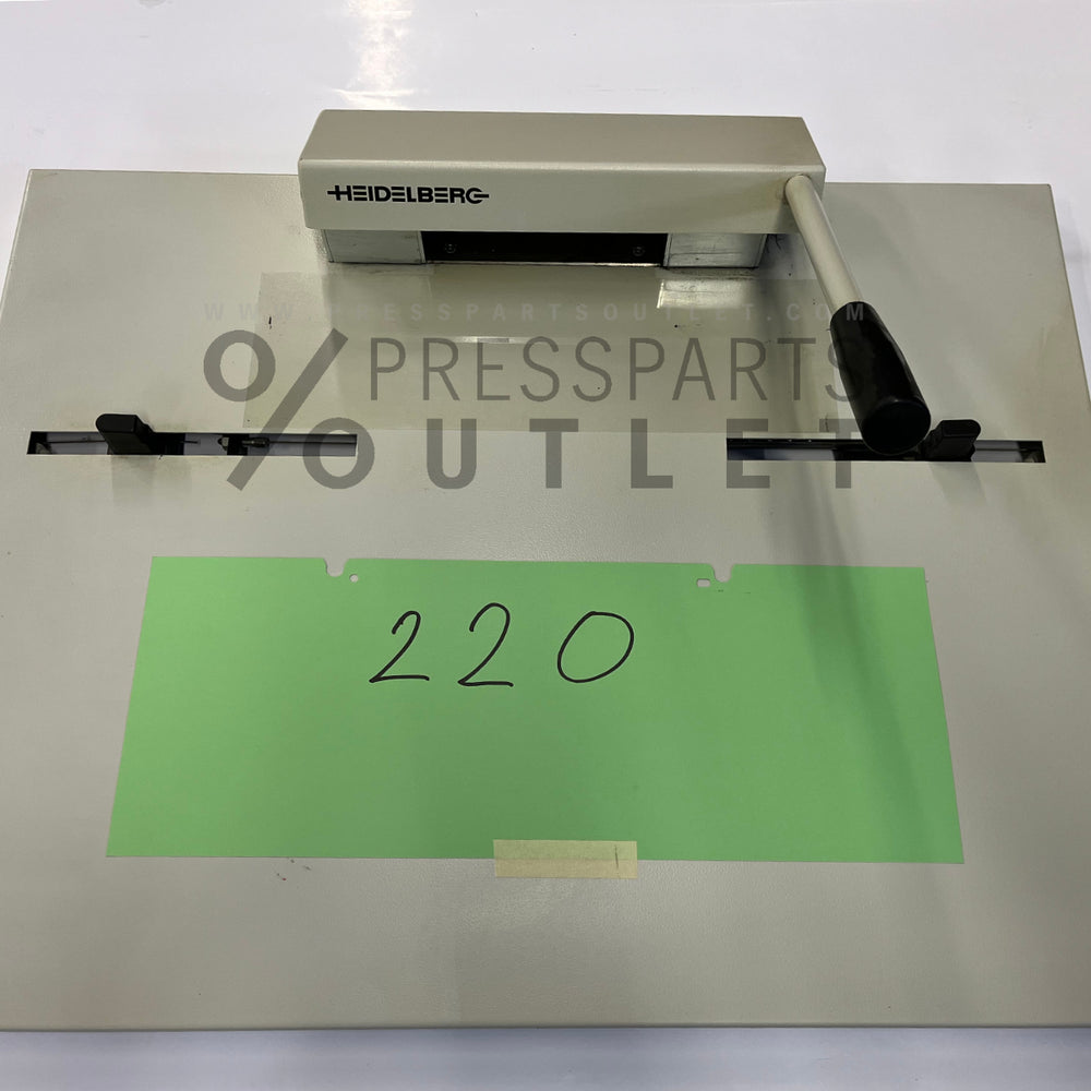 NELA / Heidelberg Puncher width up to 220 mm - A1.090.9016/A - NELA / Heidelberg Stanze 220 mm