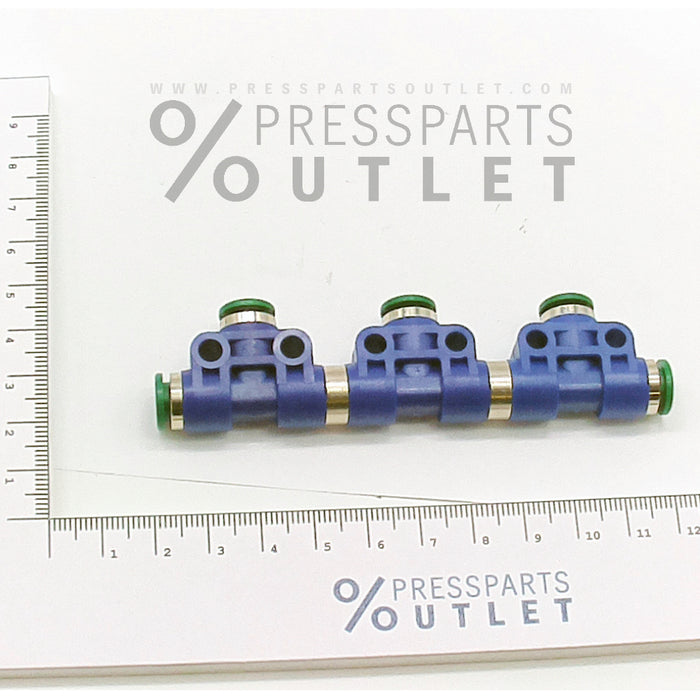 Plug-type hose coupling 954P/3-6F-S1 - 00.580.5439/ - Steckverbinder 954P/3-6F-S1