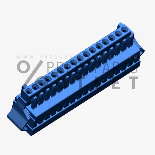 Spring steel rail 16polig  33-48 X12 - 00.783.0533/01 - Federleiste 16polig  33-48 X12