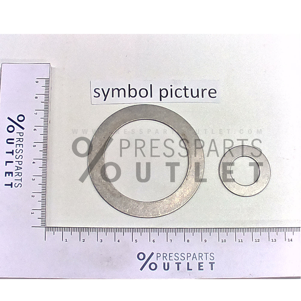Axial bearing disc  AS 1528 - 00.550.0071/ - Axialscheibe  AS 1528