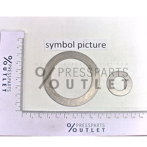 Axial bearing disc  AS 1528 - 00.550.0071/ - Axialscheibe  AS 1528