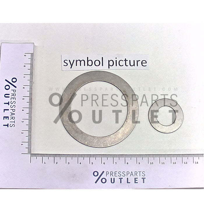 Axial bearing disc  AS 1528 - 00.550.0071/ - Axialscheibe  AS 1528
