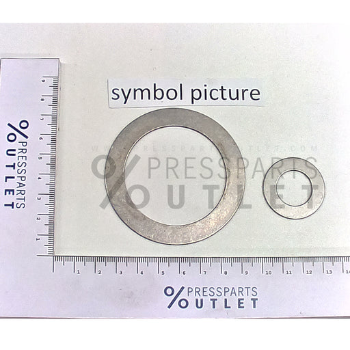 Axial bearing disc  AS 2035 - 00.550.0451/ - Axialscheibe  AS 2035