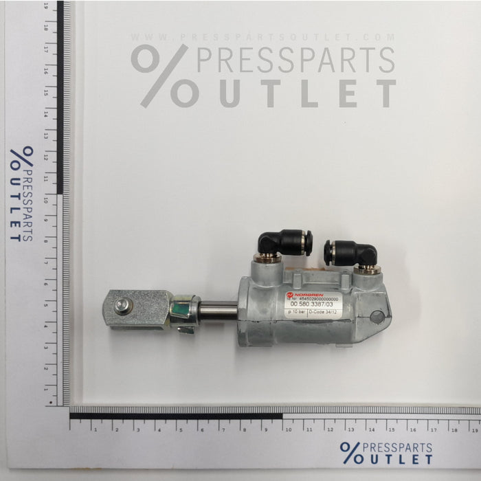 Pneumatic cylinder D25 H25 - 00.580.3387/04 - Pneumatikzylinder D25 H25