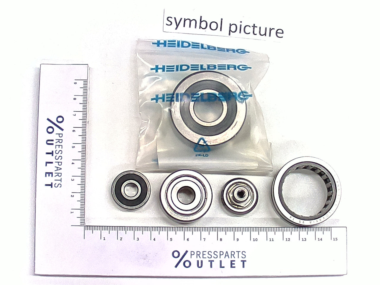 Idler roller LR5203-X-2Z-TVH-XL - FH.0400011/01 - Laufrolle LR5203-X-2Z-TVH-XL