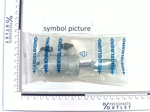 Pneumatic cylinder D32 H25 - 00.580.4546/02 - Pneumatikzylinder D32 H25