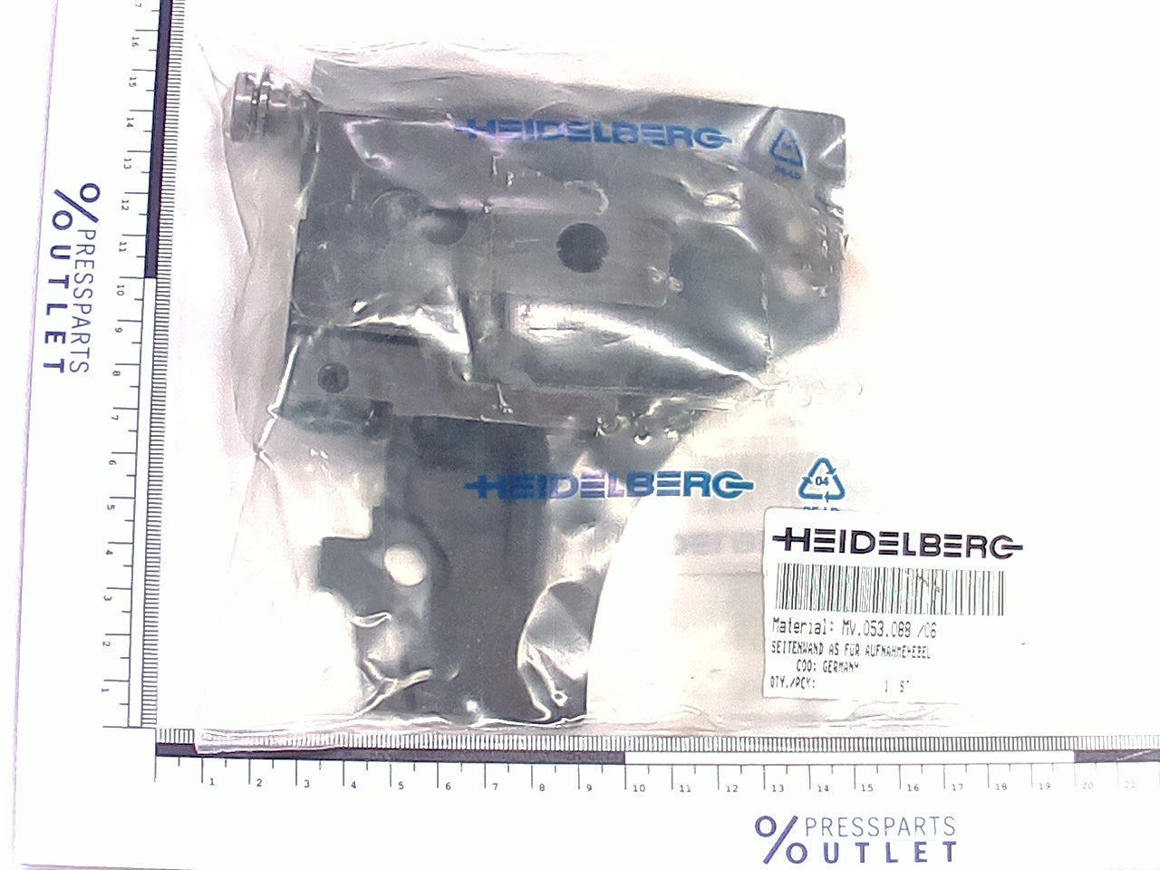 Side frame - MV.053.088 /06 - Seitenwand AS fÃƒÂ¼r Aufnahmehebel