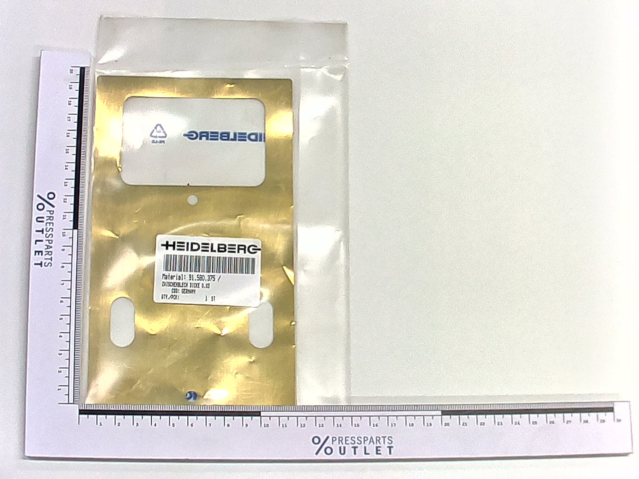 Spacer Dicke 0.03 - 91.580.375 / - Zwischenblech Dicke 0.03