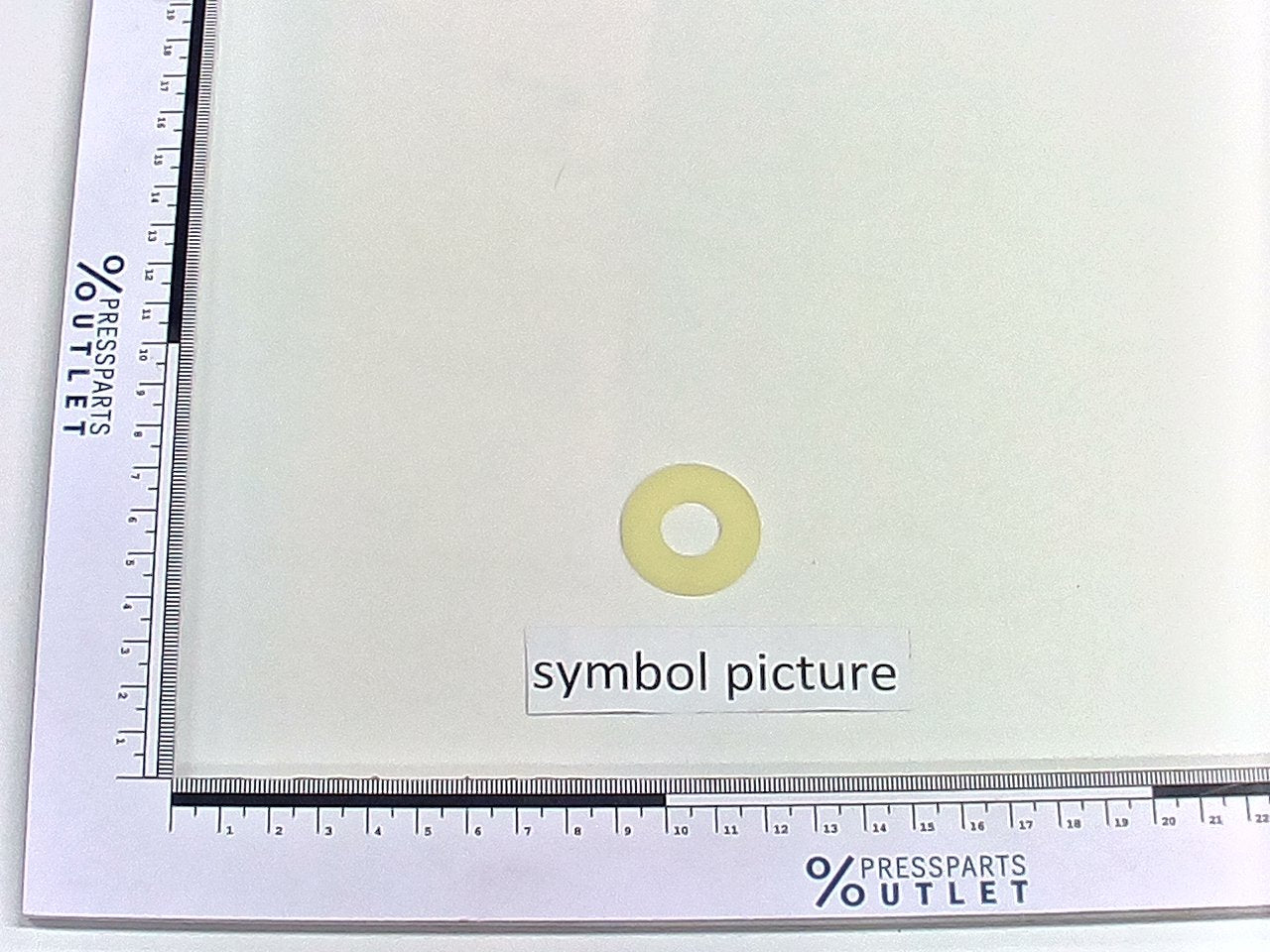 Suction disc 30 X 13 X 1 - 66.028.403 / - Saugscheibe 30 X 13 X 1