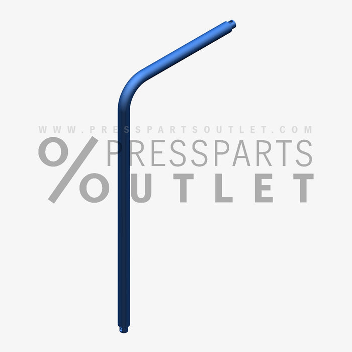 Handrail 40x2 90Ã‚Â° abgewinkelt - 7G.222.028F/ - Handlauf 40x2 90# abgewinkelt