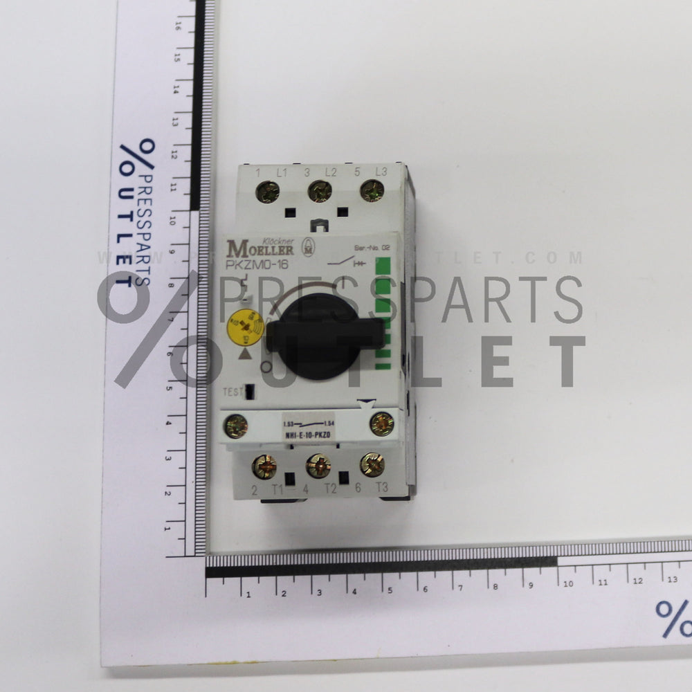 Motor circuit-breaker PKZM0-16 +NHi-E-10 - 91.144.3902/ - Motorschutzschalter PKZM0-16 +NHi-E-10 - A