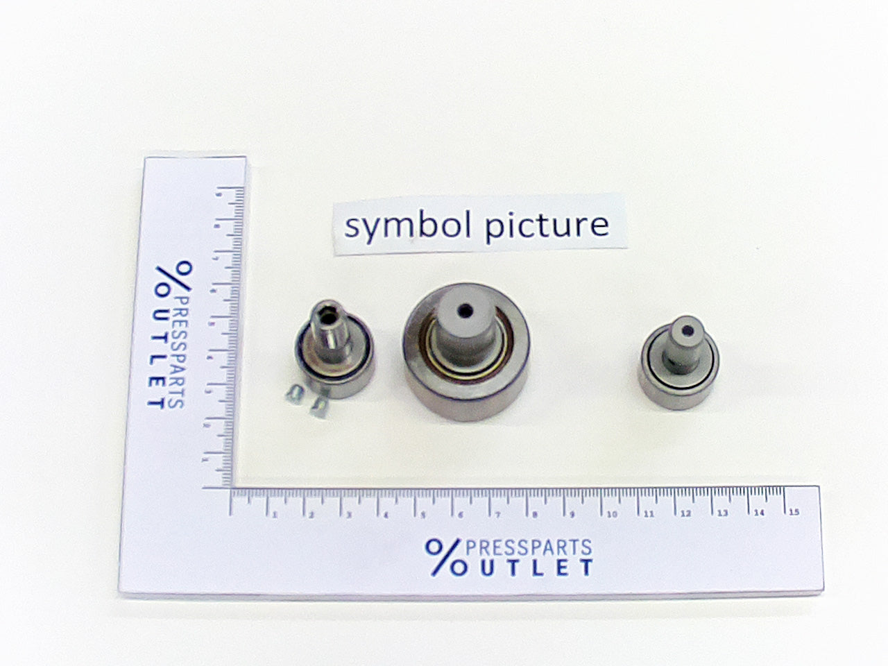 Cam follower NUKR 22x10x34,5 - 00.550.1239/01 - Kurvenrolle NUKR 22x10x34,5